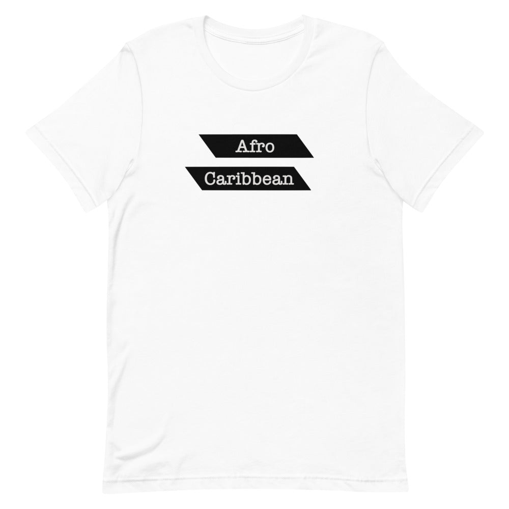 "Afro Caribbean" White Unisex T-Shirt